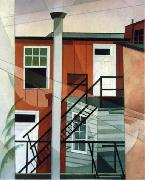 Charles Demuth Modern Conveniences oil on canvas